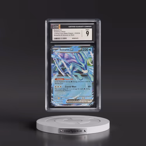 2023 Pokémon Clb-Trading Card Game Classic Blastoise & Suicune EX Deck #010 Suicune EX - Holo (CGC 9