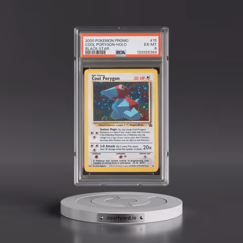 2000 Pokémon Promo Black Star #15 Cool Porygon - Holo (PSA 6 EX-MT)