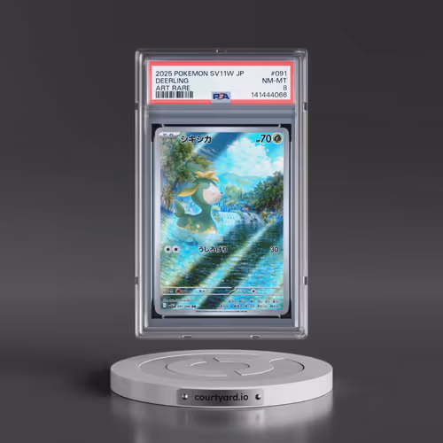 2025 Pokémon Sv11w-White Flare #091 Deerling - Art Rare (PSA 8 NM-MT)