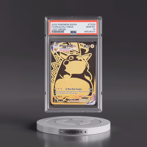 2022 Pokémon Sword & Shield Lost Origin #TG29 Pikachu Vmax - Full Art (PSA 10 GEM MINT)