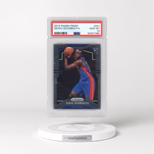 2019 Panini Prizm #261 Sekou Doumbouya (PSA 10 GEM MINT)