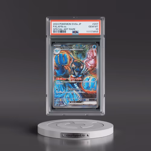 2024 Pokémon Sv8a-Terastal Fest EX #207 Palafin EX - Holo Special Art Rare (PSA 10 GEM MINT)
