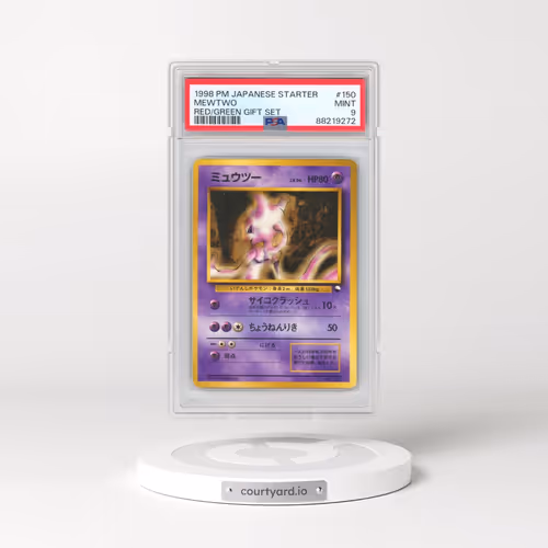 1998 Pokémon Red/Green Gift Set #150 Mewtwo (PSA 9 MINT)