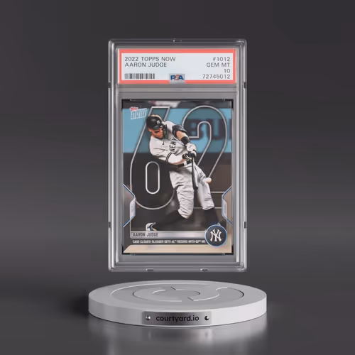 2022 Topps Now #1012 Aaron Judge (PSA 10 GEM MINT)