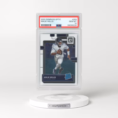 2022 Panini Donruss Optic #203 Malik Willis (PSA 10 GEM MINT)