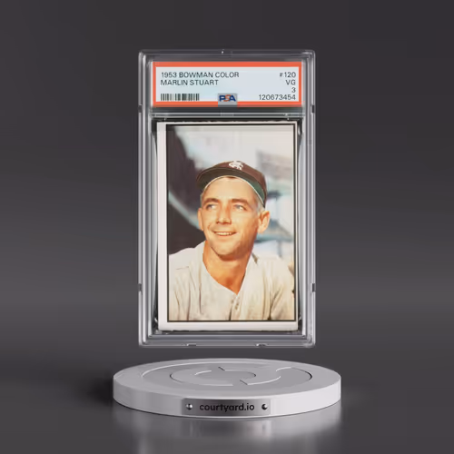 1953 Bowman Color #120 Marlin Stuart (PSA 3 VG)