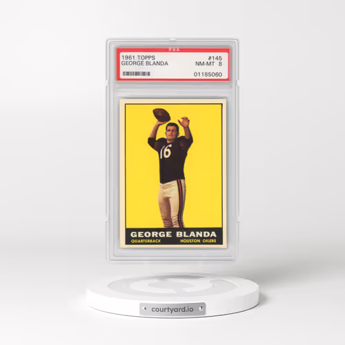 1961 Topps #145 George Blanda (PSA 8 NM-MT)