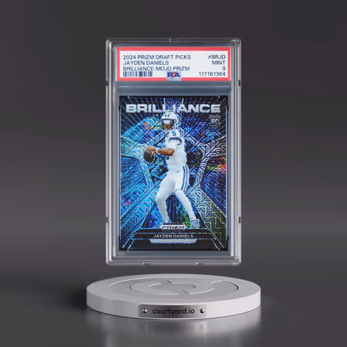 2024 Panini Prizm Draft Picks Brilliance #BRJD Jayden Daniels - Mojo Prizm (PSA 9 MINT)