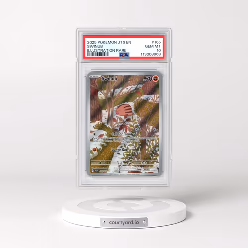 2025 Pokémon Jtg EN-Journey Together #165 Swinub - Illustration Rare (PSA 10 GEM MINT)