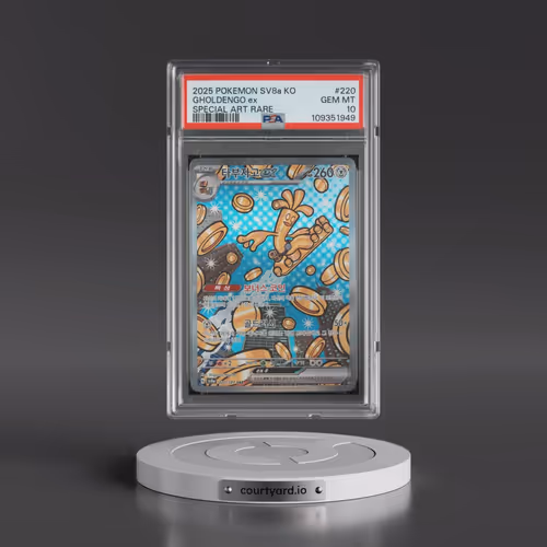2025 Pokémon Sv8a-Terastal Fest EX #220 Gholdengo EX - Holo Special Art Rare (PSA 10 GEM MINT)