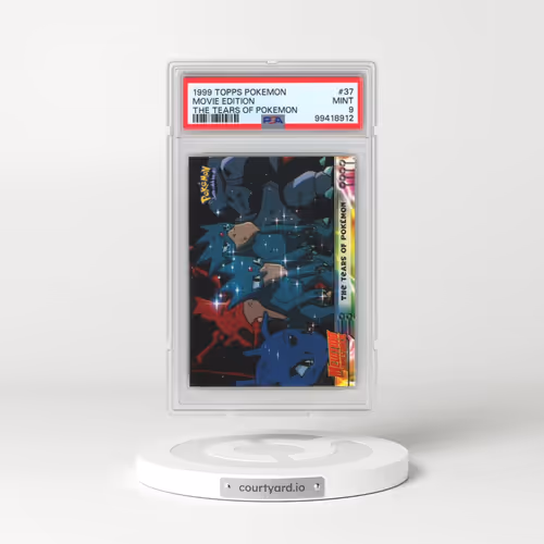 1999 Topps Pokémon the Movie Edt #37 Movie Edition - The Tears of Pokemon (PSA 9 MINT)