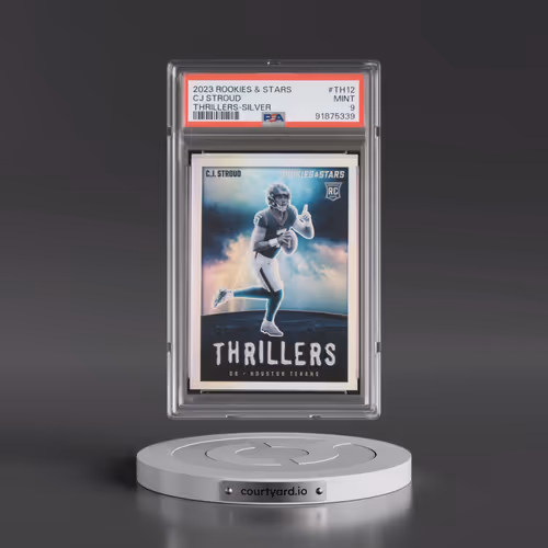 2023 Panini Rookies & Stars Thrillers #TH12 CJ Stroud - Silver (PSA 9 MINT)