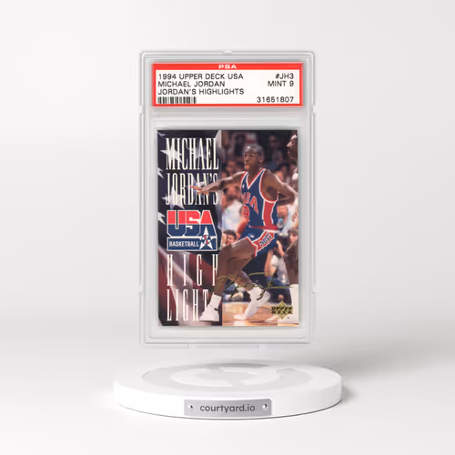 1994 Upper Deck USA Basketball Jordan's Highlights #JH3 Michael Jordan (PSA 9 MINT)