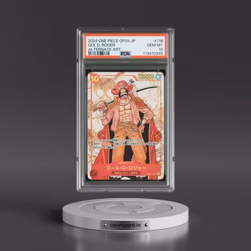 2024 One Piece Japanese OP09-Emperors in the New World #118 Gol D. Roger - Alternate Art (PSA 10 GEM
