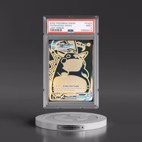 2022 Pokémon Sword & Shield Lost Origin #TG29 Pikachu Vmax - Full Art (PSA 9 MINT)