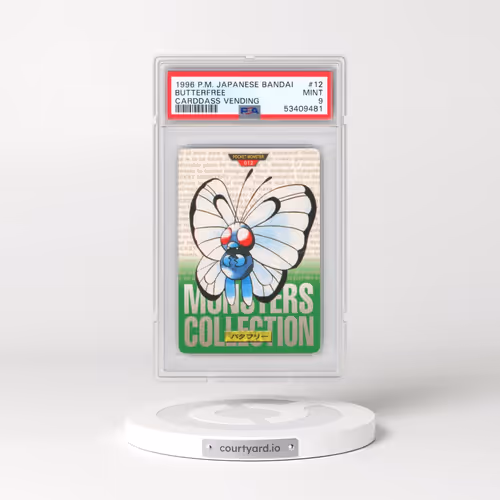 1996 Pokémon Bandai Carddass Vending #12 Butterfree (PSA 9 MINT)