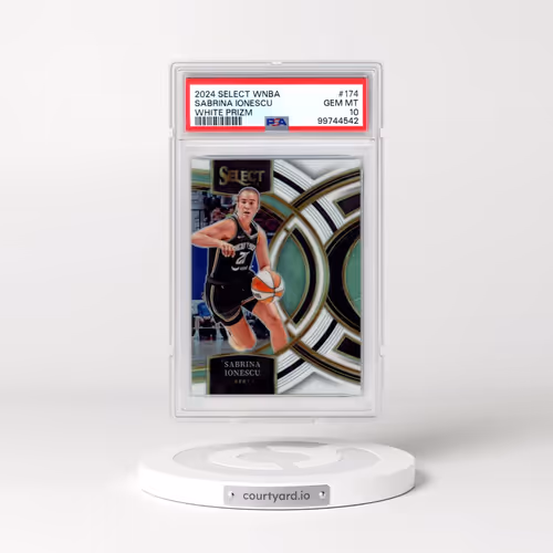 2024 Panini Select WNBA #174 Sabrina Ionescu - White Prizm (PSA 10 GEM MINT)
