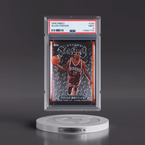 1996 Finest #240 Allen Iverson (PSA 9 MINT)
