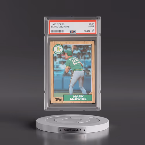 1987 Topps #366 Mark McGwire (PSA 9 MINT)