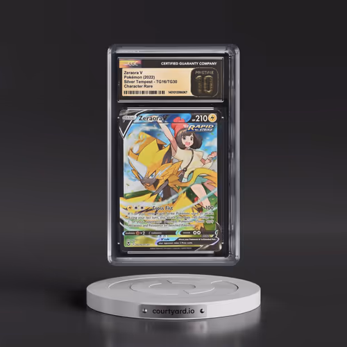 2022 Silver Tempest #TG16/TG30 Zeraora V - Trainer Gallery Holo (CGC 10 PRISTINE)