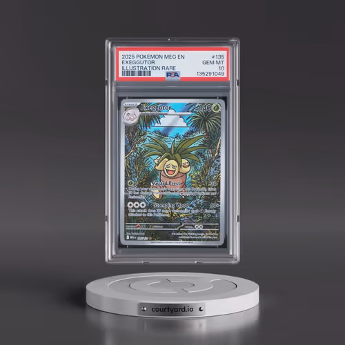 2025 Pokémon Meg EN-Mega Evolution #135 Exeggutor - Illustration Rare (PSA 10 GEM MINT)