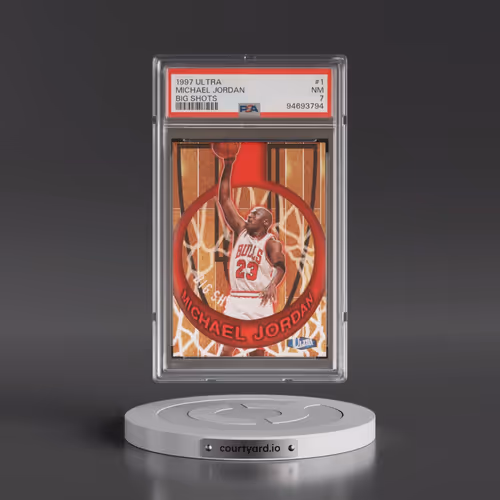 1997 Ultra Big Shots #1 Michael Jordan (PSA 7 NM)