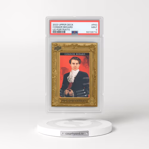 2023 Upper Deck UD Portraits #P60 Connor Bedard (PSA 9 MINT)