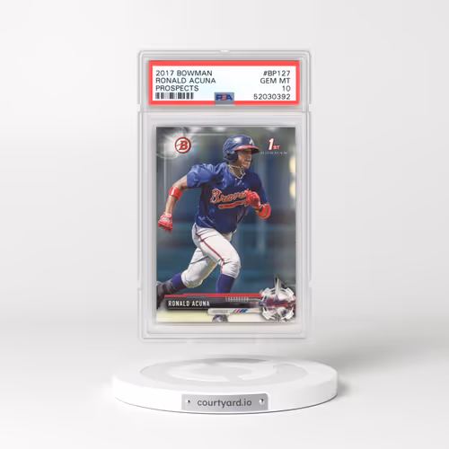 2017 Bowman Prospects #BP127 Ronald Acuna (PSA 10 GEM MINT)