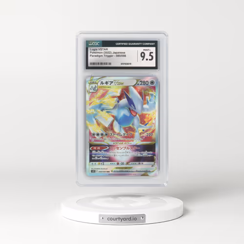 2022 Paradigm Trigger #080/098 Lugia VSTAR - Holo (CGC 9.5 MINT+)