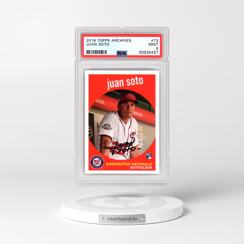 2018 Topps Archives #73 Juan Soto (PSA 9 MINT)