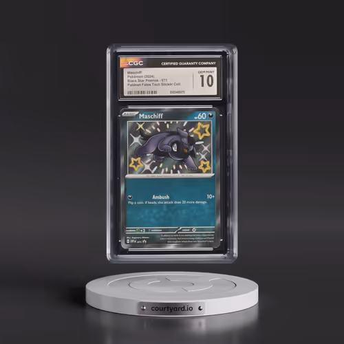 2023 Black Star Promos - Scarlet & Violet SVP EN #071 Maschiff - Paldean Fates Tech Sticker/ 3-pk. B