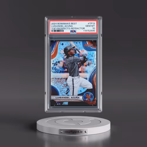 2024 Bowman's Best Top Prospects #TP13 Luisangel Acuna - Refractor (PSA 10 GEM MINT)