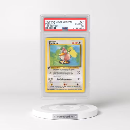 1999 Pokémon #27 Porenta - 1st Edition (PSA 10 GEM MINT)