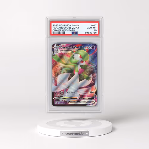 2020 Pokémon Sword & Shield Champion's Path #017 Gardevoir Vmax - Full Art (PSA 10 GEM MINT)