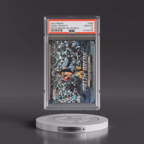 2022 Panini Prizm Prizm Break #PB5 Kenny Pickett - No Huddle (PSA 10 GEM MINT)