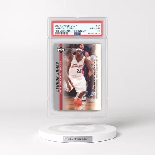 2003 Upper Deck #14 LeBron James - Phenomenal Beginnings (PSA 10 GEM MINT)