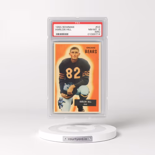 1955 Bowman #33 Harlon Hill (PSA 8 NM-MT)