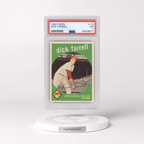 1959 Topps #175 Dick Farrell (PSA 7 NM)