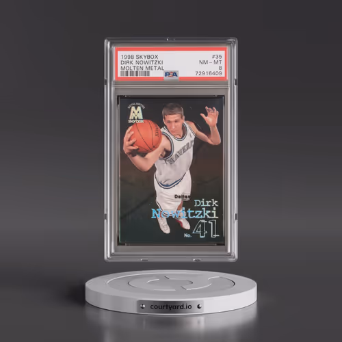 1998 Skybox Molten Metal #35 Dirk Nowitzki (PSA 8 NM-MT)