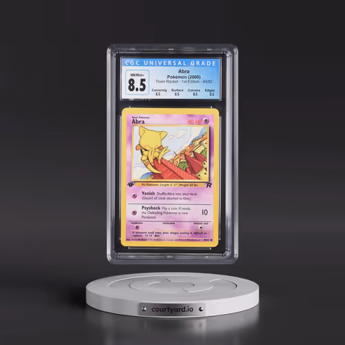 2000 Team Rocket #49/82 Abra - 1st Edition 1st Edition (CGC 8.5 NM-MT+)