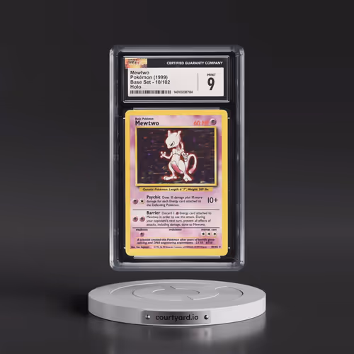 1999 Base Set #10/102 Mewtwo - Holo (CGC 9 MINT)