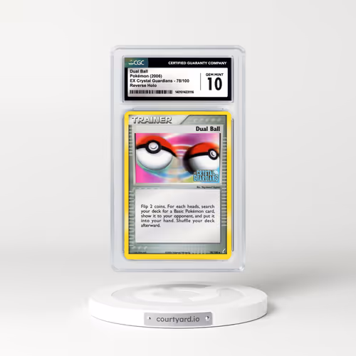 2006 EX Crystal Guardians #78 Dual Ball - Holo (CGC 10 GEM MINT)