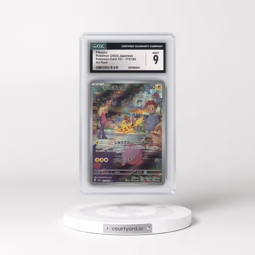2023 Pokémon Card 151 #173/165 Pikachu - Art Rare (CGC 9 MINT)