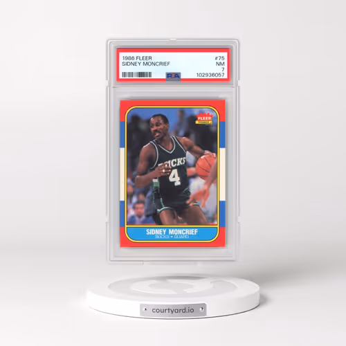 1986 Fleer #75 Sidney Moncrief (PSA 7 NM)