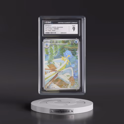 2025 Pokémon Sv11b-Black Bolt #106 Simipour - Art Rare (CGC 9 MINT)