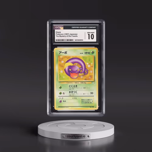 1997 The Mystery of the Fossils Ekans (CGC 10 GEM MINT)