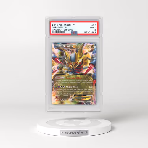 2015 Pokémon XY Ancient Origins #57 Giratina EX - Holo (PSA 9 MINT)
