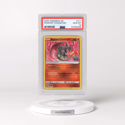 2022 Pokémon Go #011 Radiant Charizard - Holo (PSA 10 GEM MINT)
