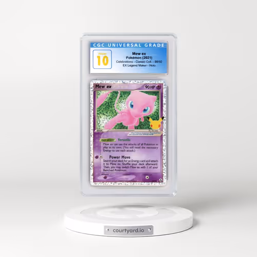 2021 Celebrations - Classic Collection #88/92 Mew ex - EX Legend Maker Holo (CGC 10 PRISTINE)