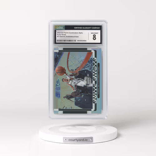 2022 Panini Contenders Optic #2 Giannis Antetokounmpo (CGC 8 NM-MT)